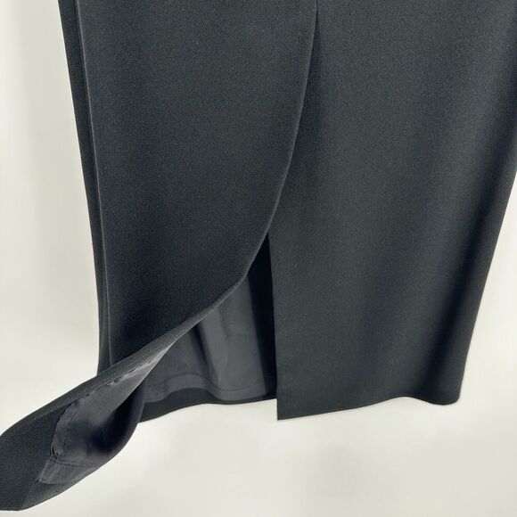 Vintage Linda Allard Ellen Tracy Maxi Pencil Skirt Size 6 Black Career Classic - Picture 9 of 10
